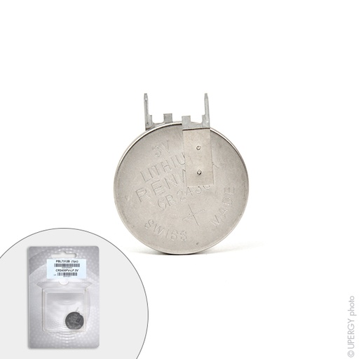 [ENIPBL7312B] Blister(s) x 1 Pile bouton lithium blister CR2430FV-LF RENATA 3V 285mAh