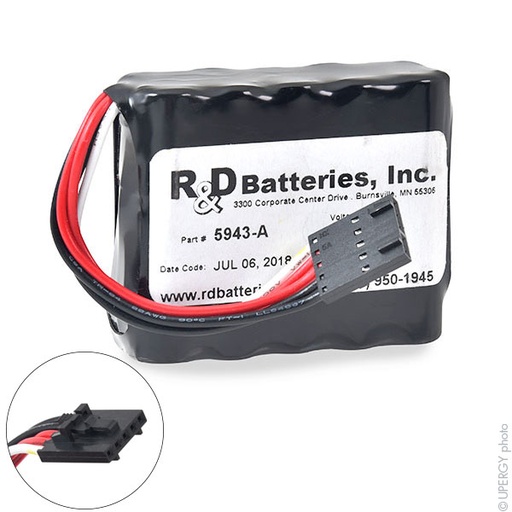 [ENIAMH07028] Unité(s) Batterie médicale rechargeable 12V 700mAh