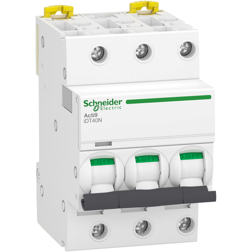 [SCHA9P34316] Acti9 iDT40N - Disjoncteur modulaire - 3P - 16A - Courbe D - 6000A/10kA