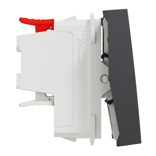 [SCHNU320554] Unica - permutateur - 10A - 250Vca - 2 modules - Anthracite - mécanisme seul