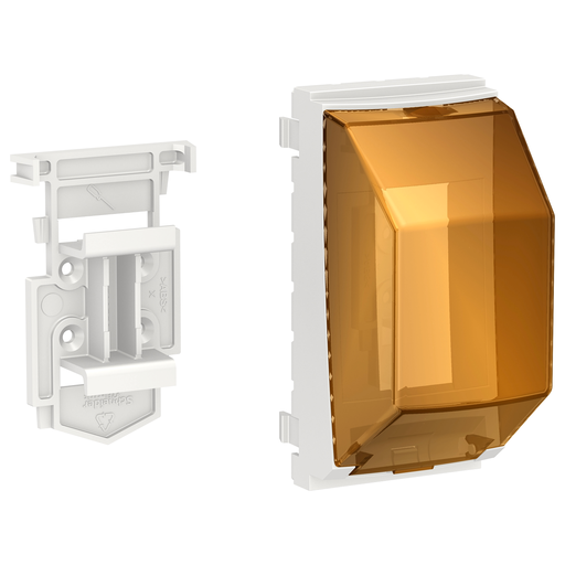 [SCHNU9800] Unica - accessoire rail DIN - 1 ou 2 mod de 18mm - pour poteau OptiLine