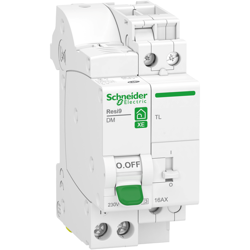 [SCHR9ECL616] Resi9 XE - combiné disj+télérupteur - 1P+N - 16A - courbe C - embrochable