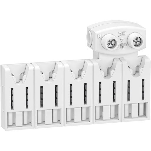 [SCHR9EXHC05] Resi9 XE - répartiteur système embrochable - 5 modules - avec connecteur