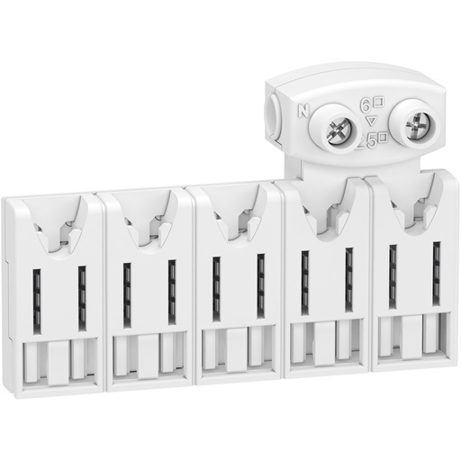[SCHR9EXHC05] Resi9 XE - répartiteur système embrochable - 5 modules - avec connecteur