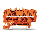 [WAG2002-1302] TOPJOB®S : Borne de passage 3C / 2,5 (4) mm² / Orange