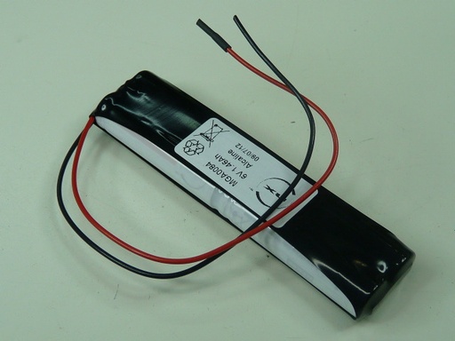[ENIMGA0084] Pack(s) Batterie alcaline 4x AAA NX ST5 4S1P 6V 1460mAh Fils