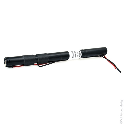 [ENIMGN0687] Pack(s) Batterie eclairage secours 4x AA HT 4S1P ST4 4.8V 800mAh Fils