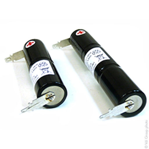 [ENIMGN0882] Batterie(s) Batterie eclairage secours 3x SC VNT 3,6V 3S1P & 2x SC VNT 2,4 2S1P