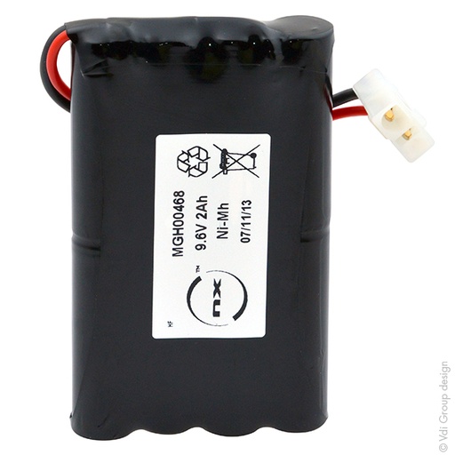 [ENIMGH00468] Pack(s) Batterie Nimh 8x AA NX 8S1P ST5 9.6V 2.5Ah Tamya