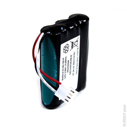 [ENIMGH00548] Pack(s) Batterie Nimh 3x 4/3A 3S1P ST1 3.6V 3.8Ah Molex
