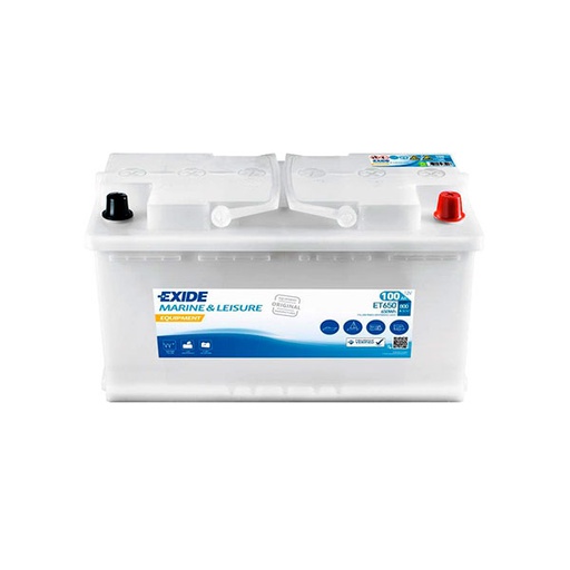 [ENIBPA70105] Batterie(s) Batterie bateau EXIDE Equipment ET650 (650Wh) 12V 100Ah Auto