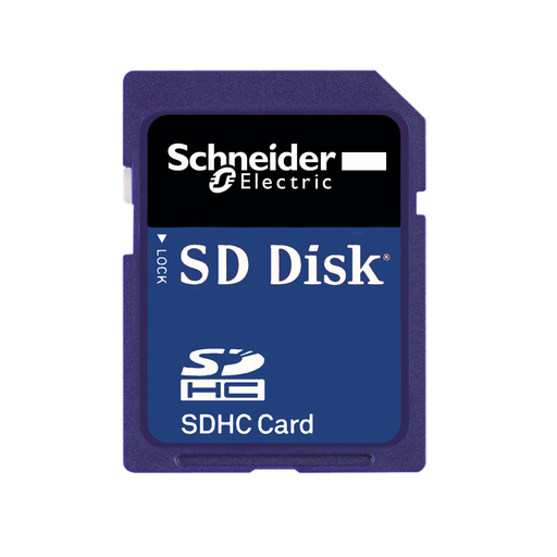 [SCHBMXRMS004GPF] Modicon M580 - carte mémoire - SD flash - 4 Go - pour processeur