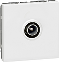 [LEG078782] Prise télévision Ø9,52mm mâle Mosaic 2 modules - blanc