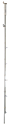 [CATMG116S] perche isolante a crochet tst bt 2,00m lg: 2.00m