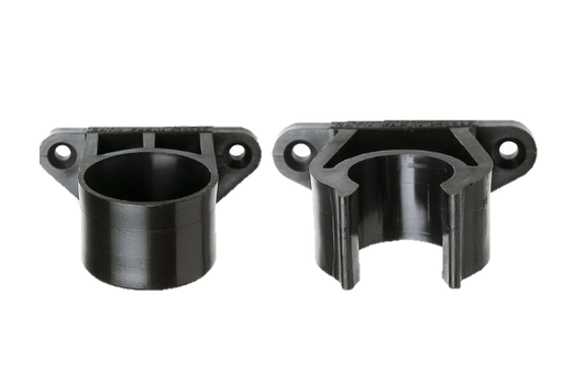 [CATCI-12-D] support mural de perche diam 28-30 mm, plastique semi-rigide.