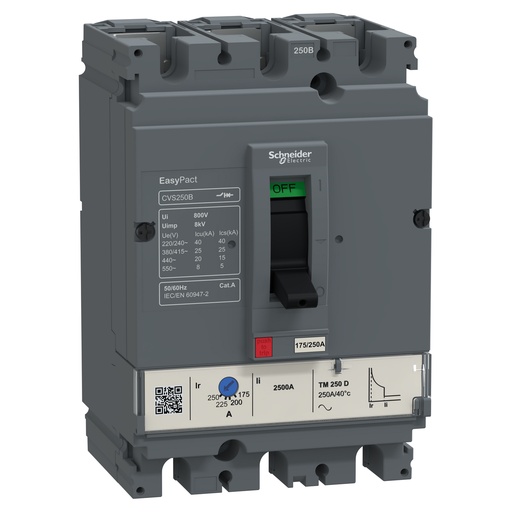 [SCHLV525303] EasyPact CVS - Disjoncteur CVS250B TM250D 3P3D