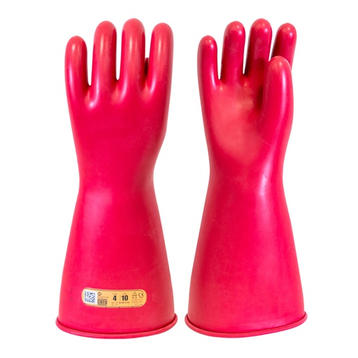[CATCG-4-11-NR] gants isolants cei classe 4 taille 11 rouge