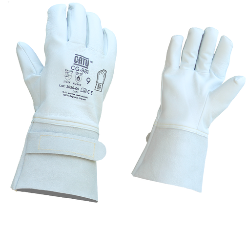 [CATCG-981-08] Surgants en cuir pour gants isolants, domaine BT taille 8