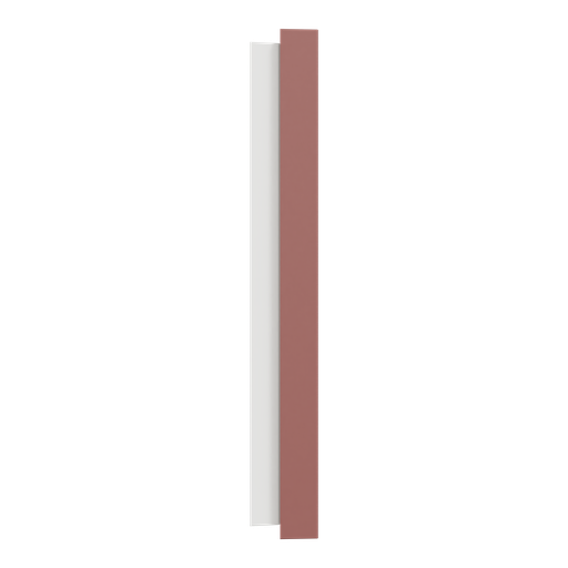 [SCHS905702] Odace - plaque de finition 1 poste - couleur Rose grenat