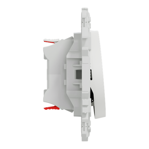 [SCHS920205] Odace - permutateur - bornes automatiques - 10AX - blanc craie