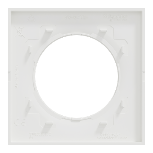 [SCHS929702P] Odace Origine - lot de 168 plaques de finition 1 poste - couleur blanc