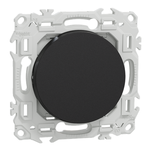 [SCHS940205] Odace - permutateur - bornes automatiques - 10AX - noir onyx
