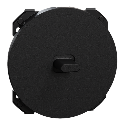 [SCHS949201] Odace - enjoliveur seul - pour va-et-vient ou poussoir à levier - noir onyx