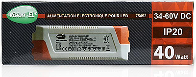 [MII75452] ALIM LED VISION-EL 34-60V dimmable COUPURE DE PHASE DC 36 W DC IP20