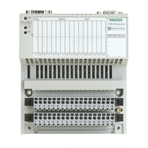 [SCH170INT11000] Modicon Momentum - adaptateur comm. Génération Interbus SUPI 2 - paire torsadée