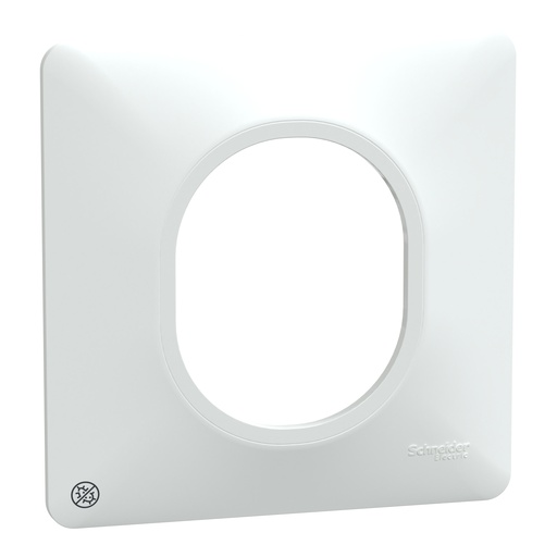 [SCHS300702] Ovalis - Plaque de finition - 1 poste Antibactérien