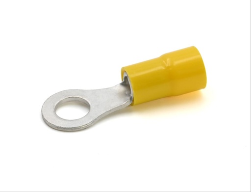[CEMGFM6] Cosse préisolée ronde jaune (4 à 6 mm²) - Diam. 6 mm