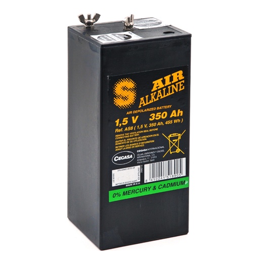 [ENIPRD1709] Pile(s) Pile depolarisation air alcaline eZ8 1,5/350 1.5V 350Ah