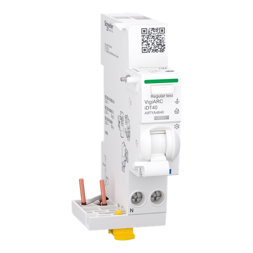 [SCHA9TYA4640] Acti9 Active  iDT40 module détecteur arc différentiel 30mA ASI  1PN 40A