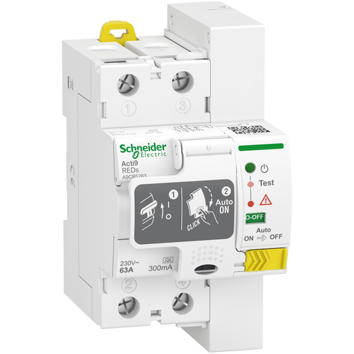 [SCHA9CR5263] Acti9 REDs - interrupteur différentiel - 2P - 63A - 300mA - A