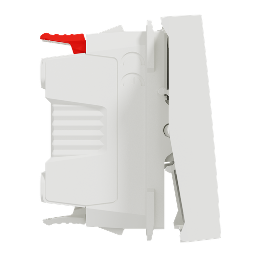 [SCHNU320320] Unica - va-et-vient - 10A - connex rapide - 2 mod - Blanc antibact - méca seul