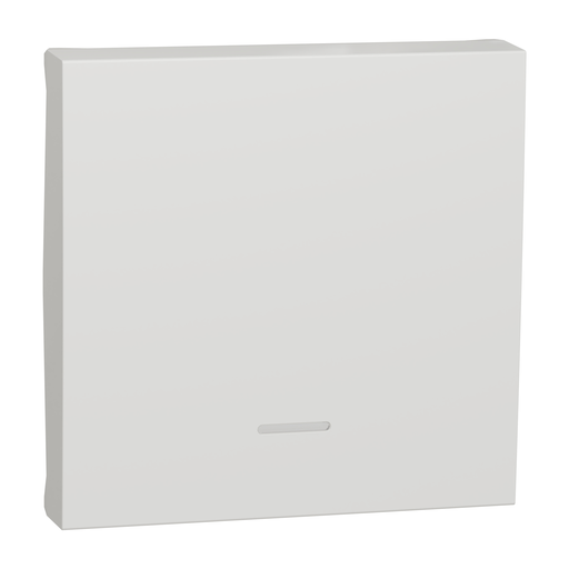 [SCHNU920020N] Unica - enjoliveur interrupteur ou bouton-poussoir lumineux - 2 mod - Blanc anti