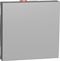 [SCHNU320330] Unica - va-et-vient - 10A - connexion rapide - 2 mod - Alu - méca seul