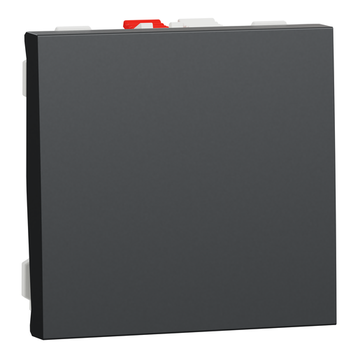 [SCHNU320354] Unica - va-et-vient - 10A - connexion rapide - 2 mod - Anthracite - méca seul