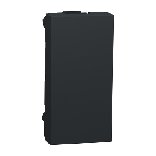 [SCHNU986554] Unica - obturateur - 1 module - Anthracite - mécanisme seul