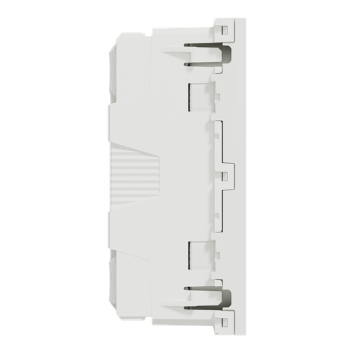 [SCHNU306918T] Unica - prise double 2P+T - FR - 45° - goul - connex rapide - Blanc - méca seul