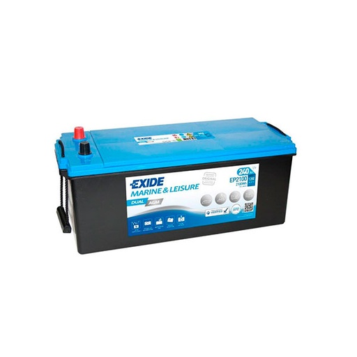 [ENIBPA70115] Batterie(s) Batterie bateau EXIDE Dual AGM EP2100 (2100Wh) 12V 240Ah Auto