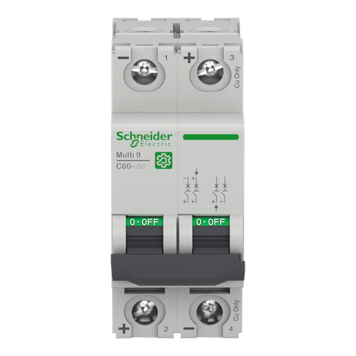 [SCHM9U21210] Multi9 C60H-DC - disjoncteur - 2P - 10A C 500V-DC