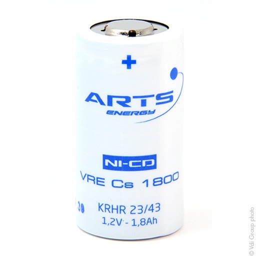 [ENIACN7411B] Boîte(s) de 1 Accu NiCd VRE CS1800 SC 1.2V 1.8Ah FT
