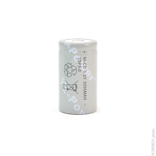 [ENIACN9238] Accumulateur(s) Accu NiCd D 1DP5-0 HD 1.2V 5000mAh FT