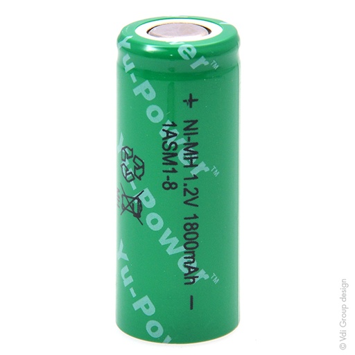 [ENIACH9229] Accumulateur(s) Accus Nimh industriels 4/5A 1ASM1-8 1.2V 1800mAh FT