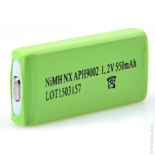 [ENIAPH9002] Accumulateur(s) Accus Nimh industriels HF-C1U prismatique 1.2V 550mAh FT