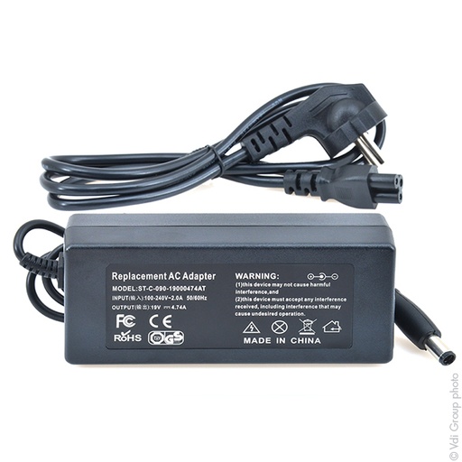 [ENILEX14124] Unité(s) Alimentation pour ordinateur portable pour HP 19V 90W