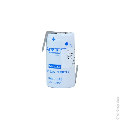 [ENIACN7417] Accumulateur(s) Accus Nicd industriels VRE CS1800 SC 1.2V 1800mAh HBL