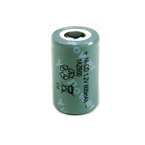 [ENIACN9216] Unité(s) Accu NiCd 1/2A 1AZ600 1.2V 600mAh FT