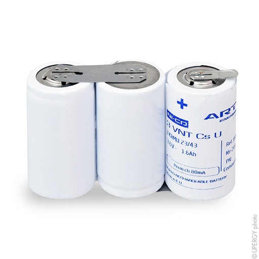 [ENIMGN7493] Pack(s) Batterie eclairage secours 3 VNT CS ST1 3.6V 1.6Ah